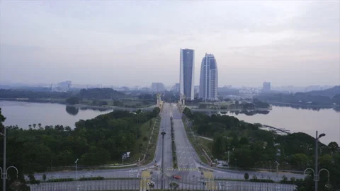 Timelapse Putrajaya from PICC Stock Footage 170815436