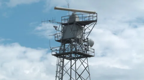 Timelapse of a radar station Stock Footage 53868442
