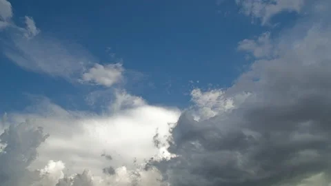 Timelapse of rain clouds Stock Footage 160685947