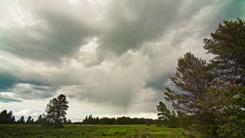 Timelapse of Rain Clouds In Idaho Stock Footage 247747670