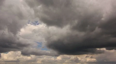 Timelapse Rain Clouds Long Part1 4k NTSC Stock Footage 7761286