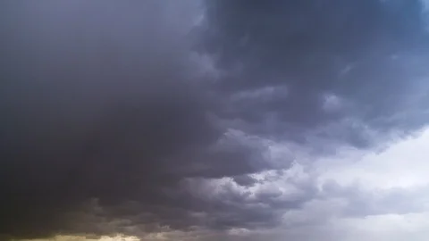 Timelapse of rain storm and dark clouds forming fast 스톡 동영상 122439128