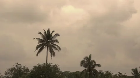 Timelapse before rain storm Stock Footage 42179128