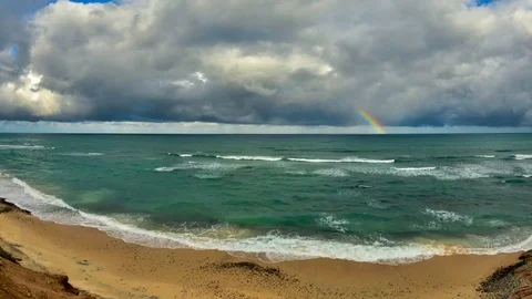 Timelapse of a rainbow Stock Footage 85400162