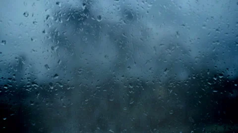 Timelapse with raindrops on the window Stock Footage 53203258