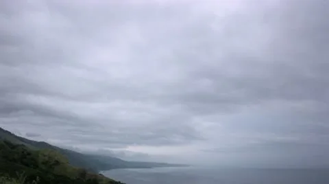 Timelapse rainy coast Video stock 11606692