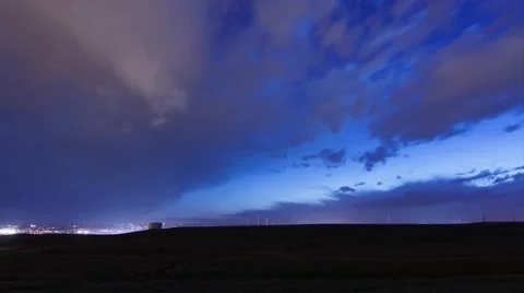Timelapse of Rapid Weather Changes Stock Footage 54714899