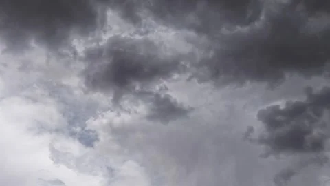 Timelapse of Rapidly Forming Storm Clouds for Climate and Severe Weather Media Stock Footage 336958044