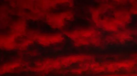 Timelapse red clouds Video stock 11599786