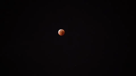 Timelapse of the Red Moon 4 Stock Footage 334353785