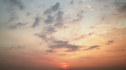 Timelapse red sunset 스톡 동영상 11543891