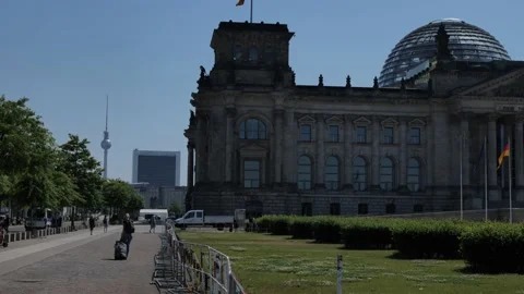 Timelapse of Reichstag Stock Footage 155818258