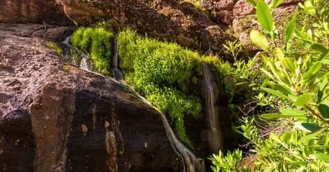 Timelapse of Reservoir Waterfall 4K Stock Footage 81551165