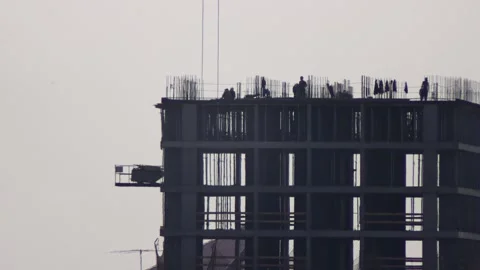 Timelapse. Restoring Hope Building New Homes Stock Footage 315474645