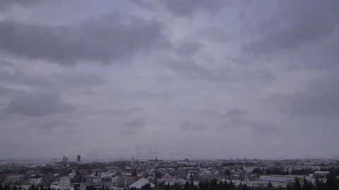 Timelapse - Reykjavik Stock Footage 81359111