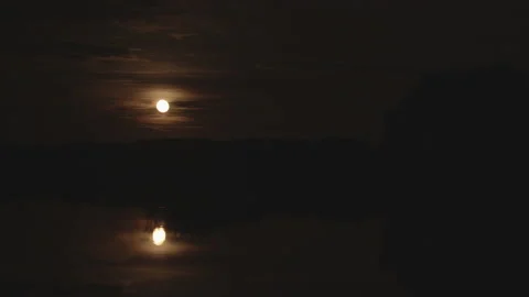 Timelapse of the Rising Moon Stock Footage 173755587