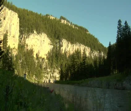 Timelapse of river and mountains Stock Footage 21620625