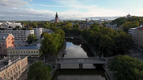 Timelapse of the river of Aura Stock Footage 251847329