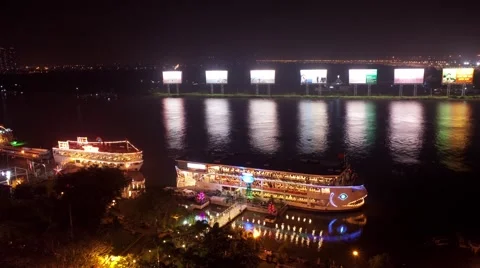 Timelapse - River  - Saigon - Vietnam Video stock 41270939