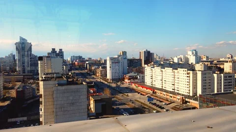 Timelapse of road and streets, decrease in traffic and business activity during 動画素材 128346718