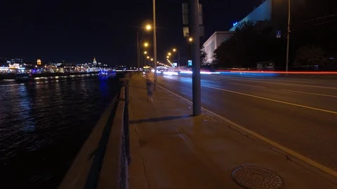 Timelapse of road Stock Footage 115911206