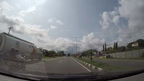Timelapse on The Road Stock Footage 269659668