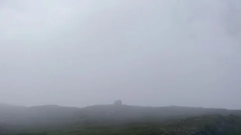 Timelapse of rock and clouds in Norway Stock Footage 71291173