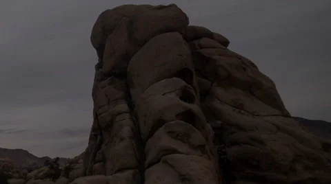 Timelapse of rock formation in Joshua Tree National Park Stock Footage 51947290