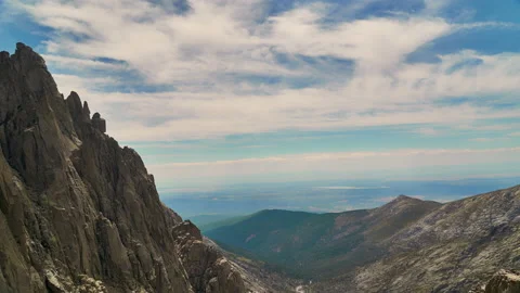 Timelapse in a rocky mountain Stock Footage 132356537