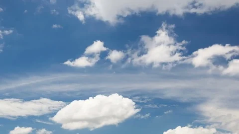 Timelapse rolling clouds Video stock 77294251