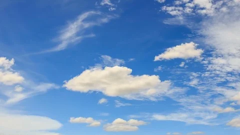 Timelapse rolling clouds Stock Footage 77294404