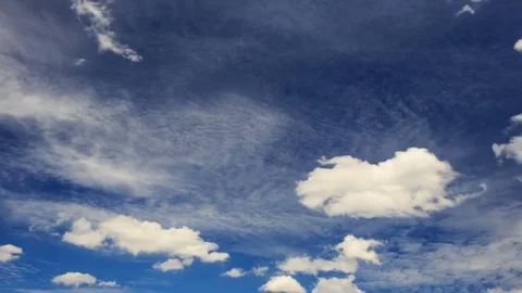 Timelapse rolling clouds Video stock 77309368