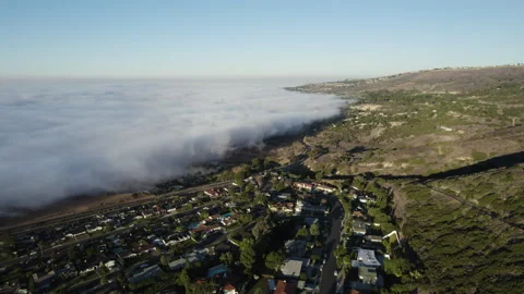 Timelapse Rolling Marine Layer Clouds Stock Footage 228817115