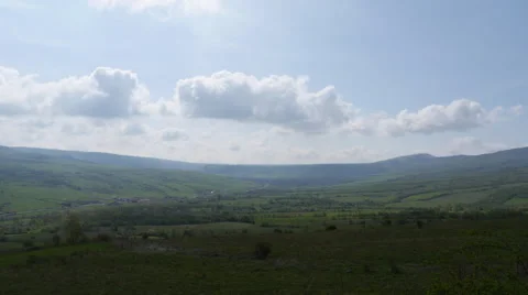 Timelapse of Romanian coutryside 스톡 동영상 46400597