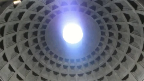 Timelapse Rome Pantheon Internal 1 - Special effect VR360 Stock Footage 87334726