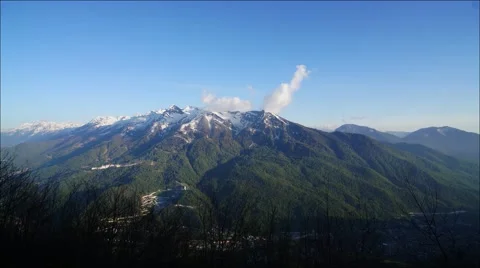 Timelapse of Rosa Khuto range Stock Footage 65238386