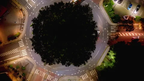 Timelapse roundabout Stock Footage 251294095