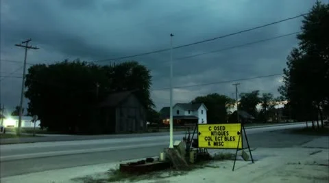 Timelapse Route 20 sunset Vídeo Stock 11560246