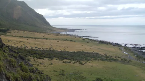 Timelapse of a rugged coastline Stock-Footage 33545503