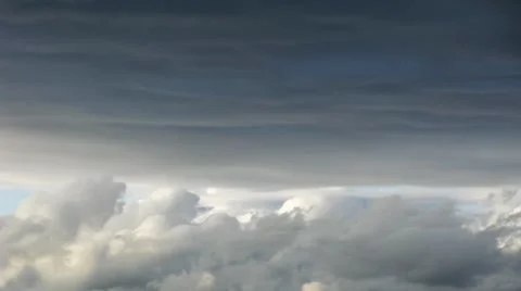 Timelapse. Running clouds. Stock Footage 8546493