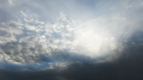 Timelapse. Running clouds. Stock Footage 8547410