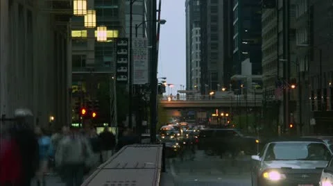 Timelapse rush hour Vídeo Stock 11582063