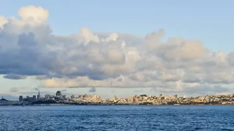 Timelapse San Francisco Bay Stock Footage 10922029