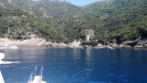 Timelapse in San Fruttuoso Stock Footage 134826202