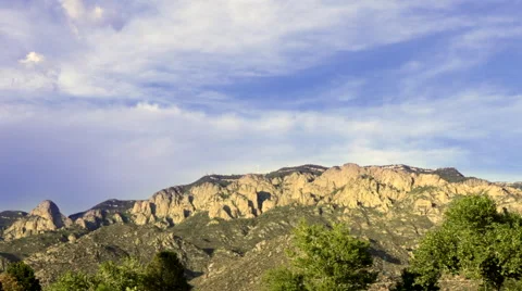 Timelapse: Sandia Mountains, Albuquerque Stock Footage 44214112