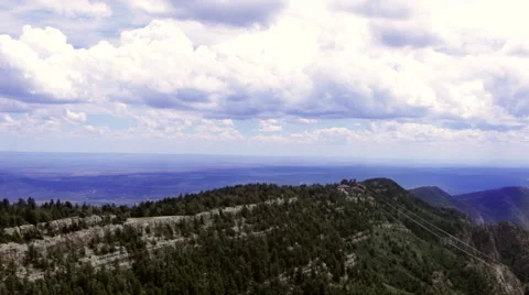 Timelapse: Sandia Mountains Tramway, Albuquerque Stock Footage 44209346