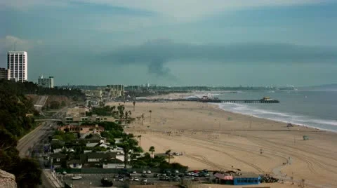 Timelapse Santa Monica Vídeo Stock 11549255