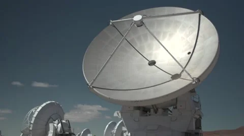 Timelapse of satellite antenna 스톡 동영상 53259657