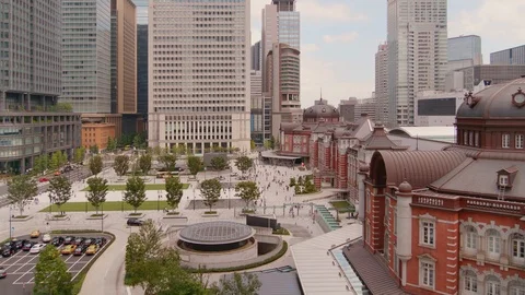 TimeLapse - Scenery in front of Tokyo station Stock Footage 94089457