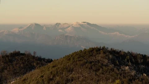 Timelapse of Scenic Mountain Valley Stock Footage 326700142